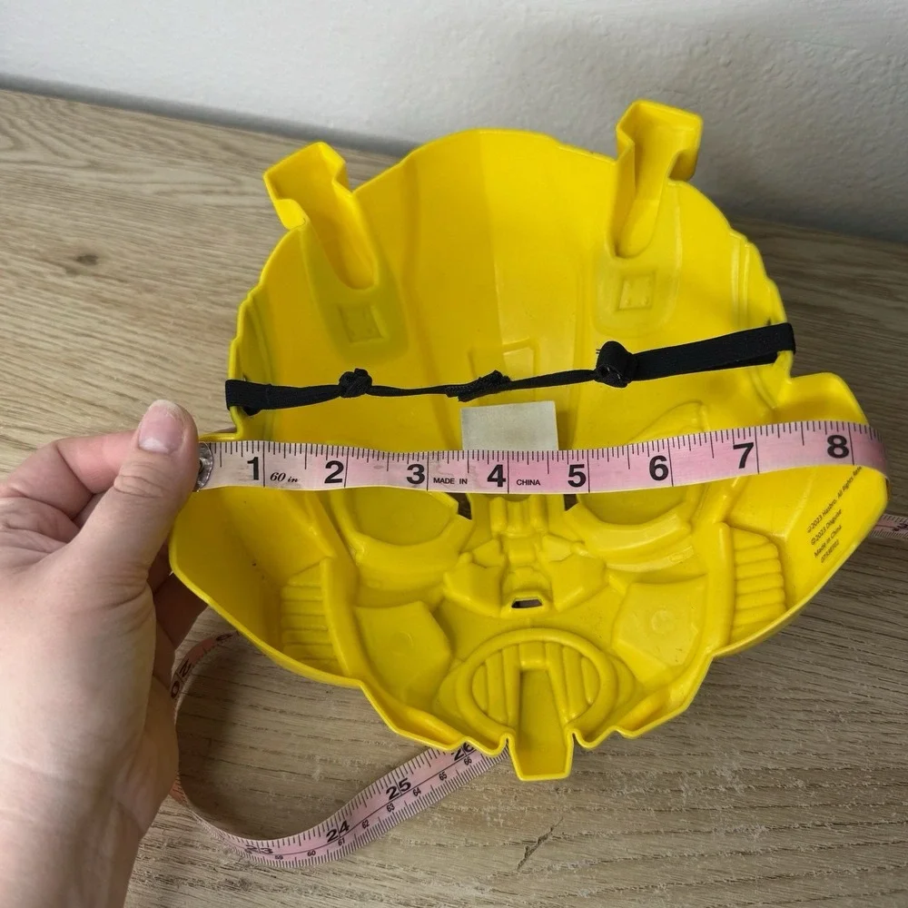 Hasbro 2023 Transformers Bumblebee Yellow Plastic Halloween Childs Mask 0733EF01
